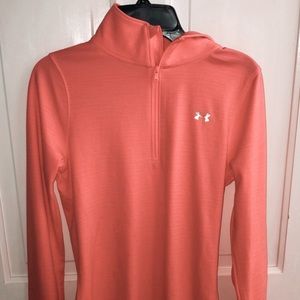 Under Armour Hot Pink Quarter Zip-up Jacket